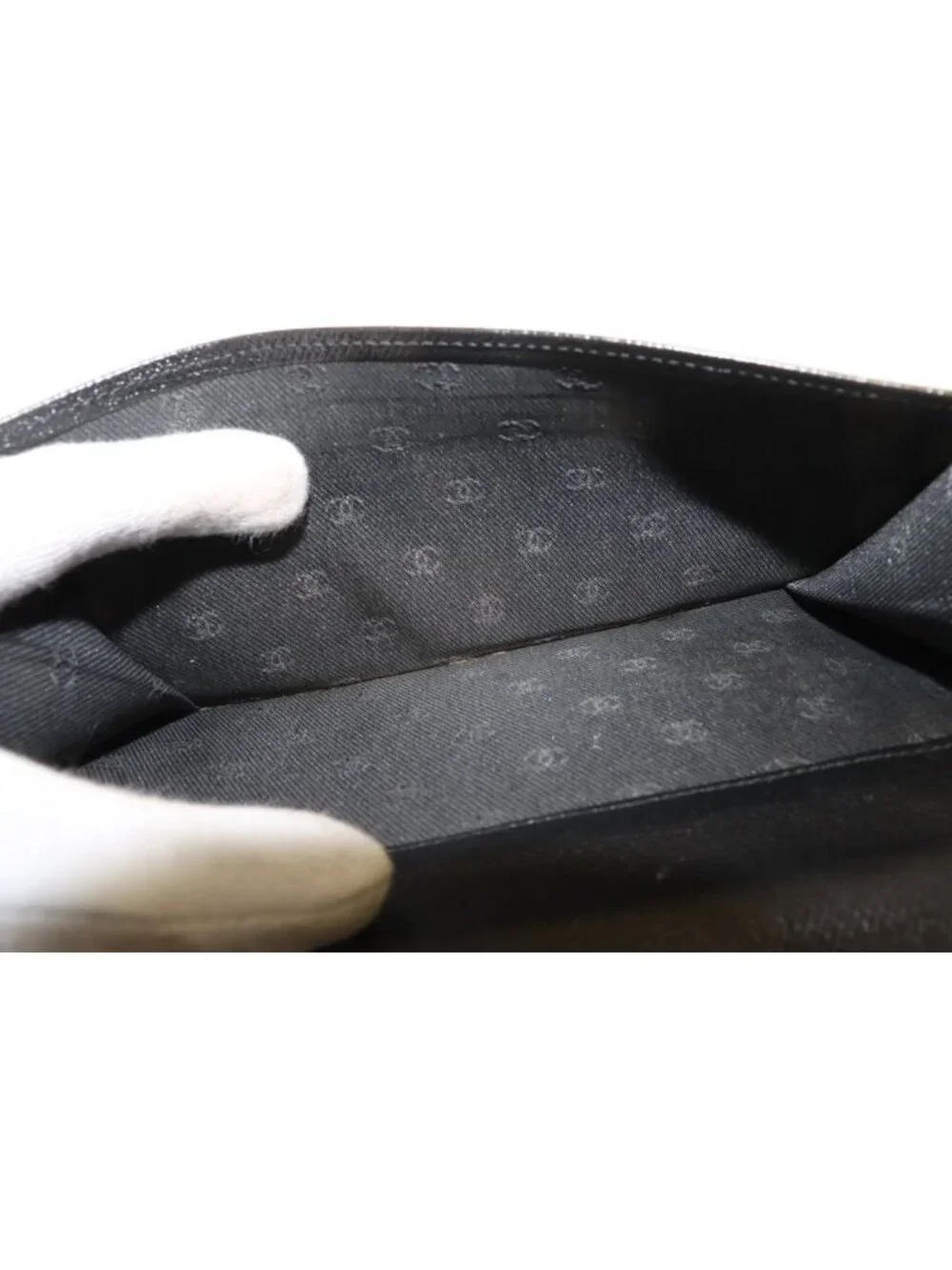Chanel Leather Wallet Black